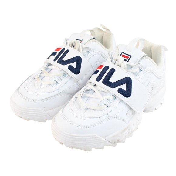 Vintage Fila Disruptor II Applique Youth Sz 3 Retro Y2K Sneakers  3XM00807-125 - Picture 4 of 10